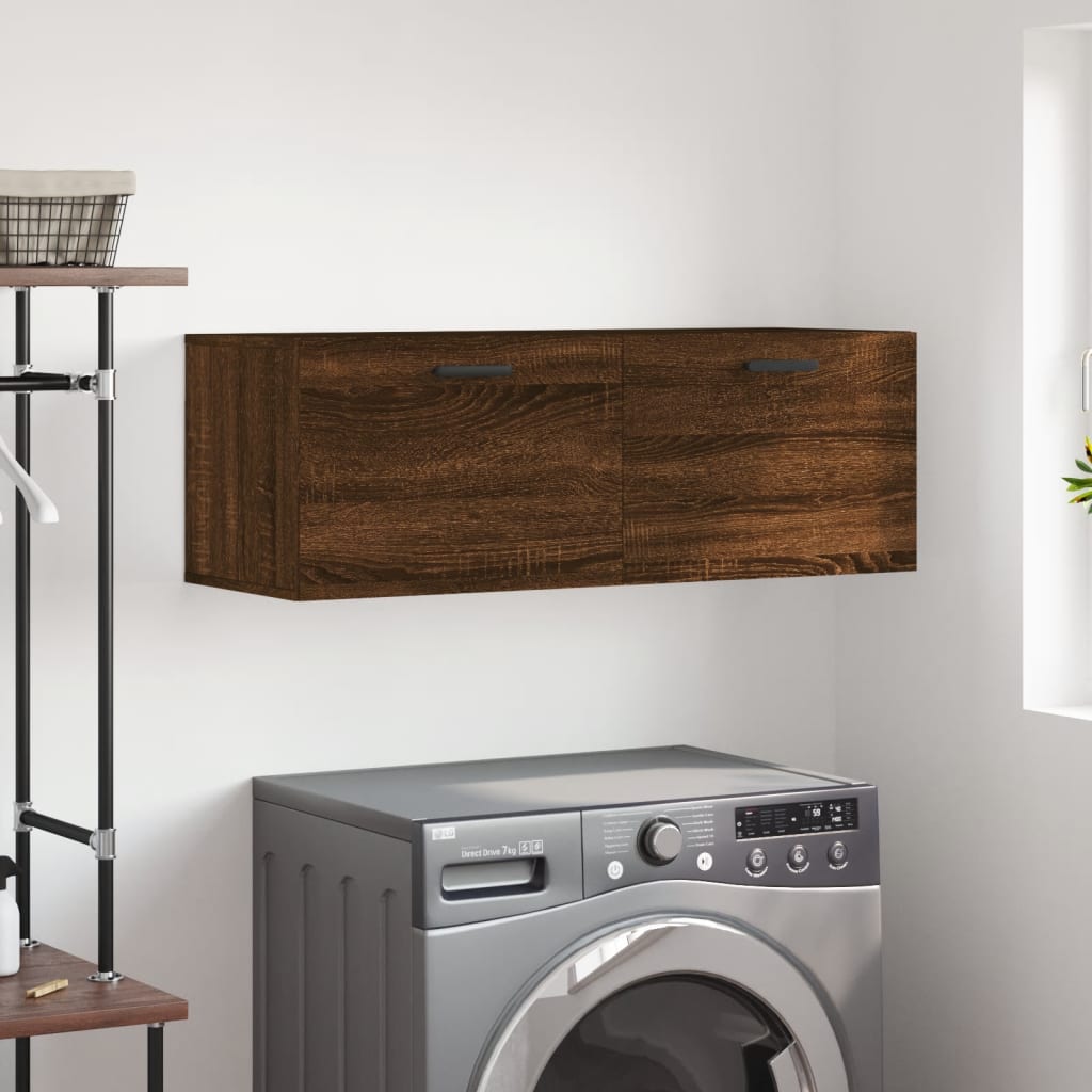 Mobile A Parete 100X36,5X35 Cm Legno Multistrato