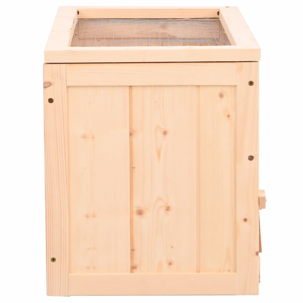 Gabbia Per Criceti 60X30X35 Cm In Legno Massello Di Abete
