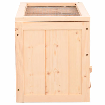 Gabbia Per Criceti 60X30X35 Cm In Legno Massello Di Abete