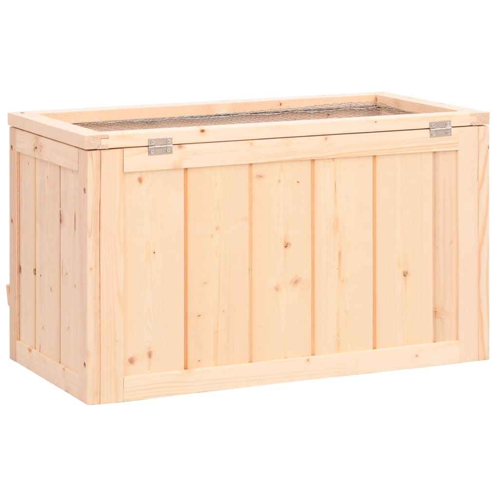 Gabbia Per Criceti 60X30X35 Cm In Legno Massello Di Abete