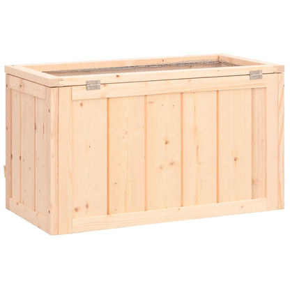 Gabbia Per Criceti 60X30X35 Cm In Legno Massello Di Abete
