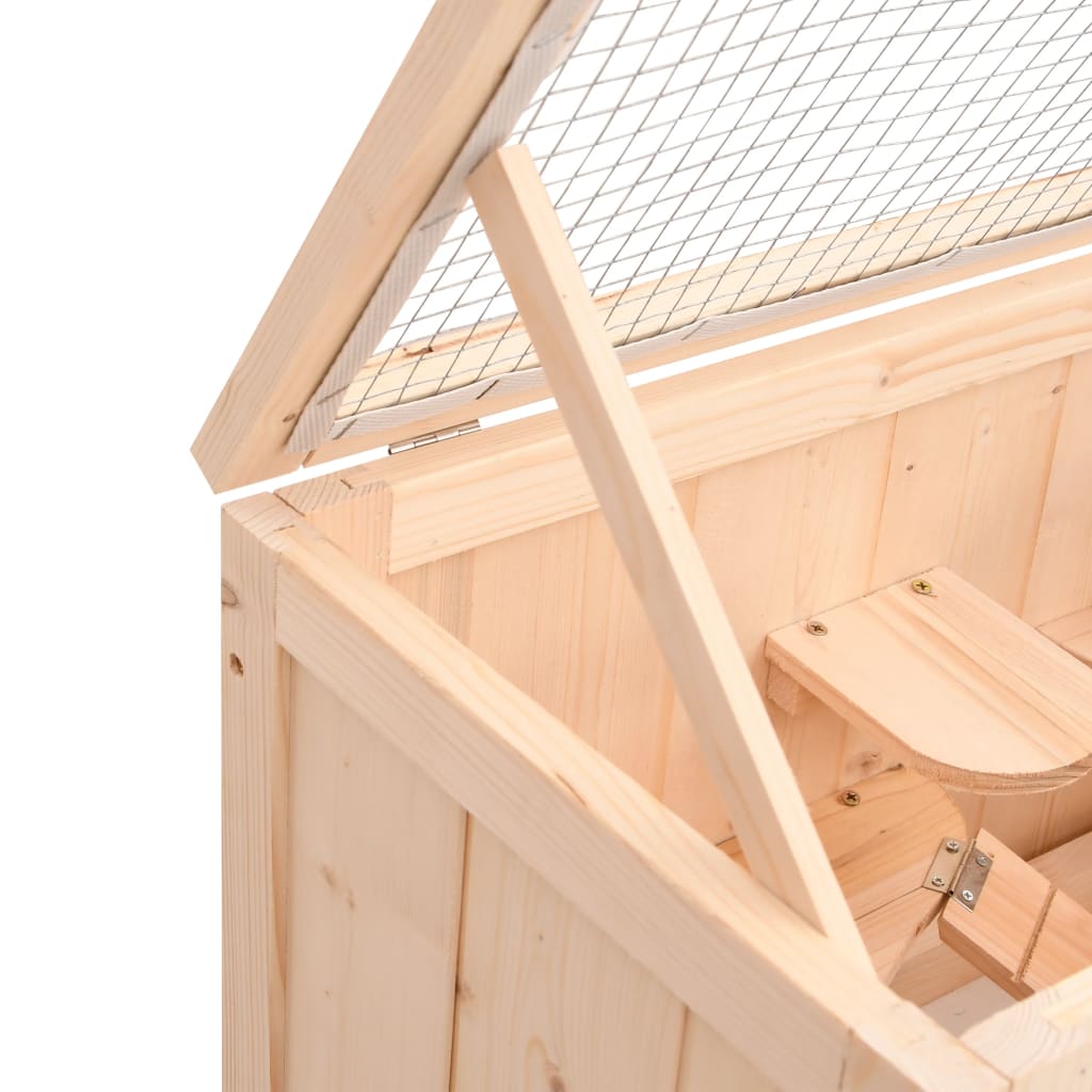 Gabbia Per Criceti 60X30X35 Cm In Legno Massello Di Abete