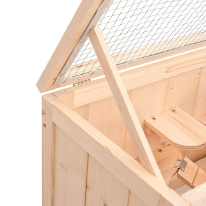 Gabbia Per Criceti 60X30X35 Cm In Legno Massello Di Abete