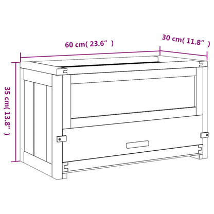 Gabbia Per Criceti 60X30X35 Cm In Legno Massello Di Abete