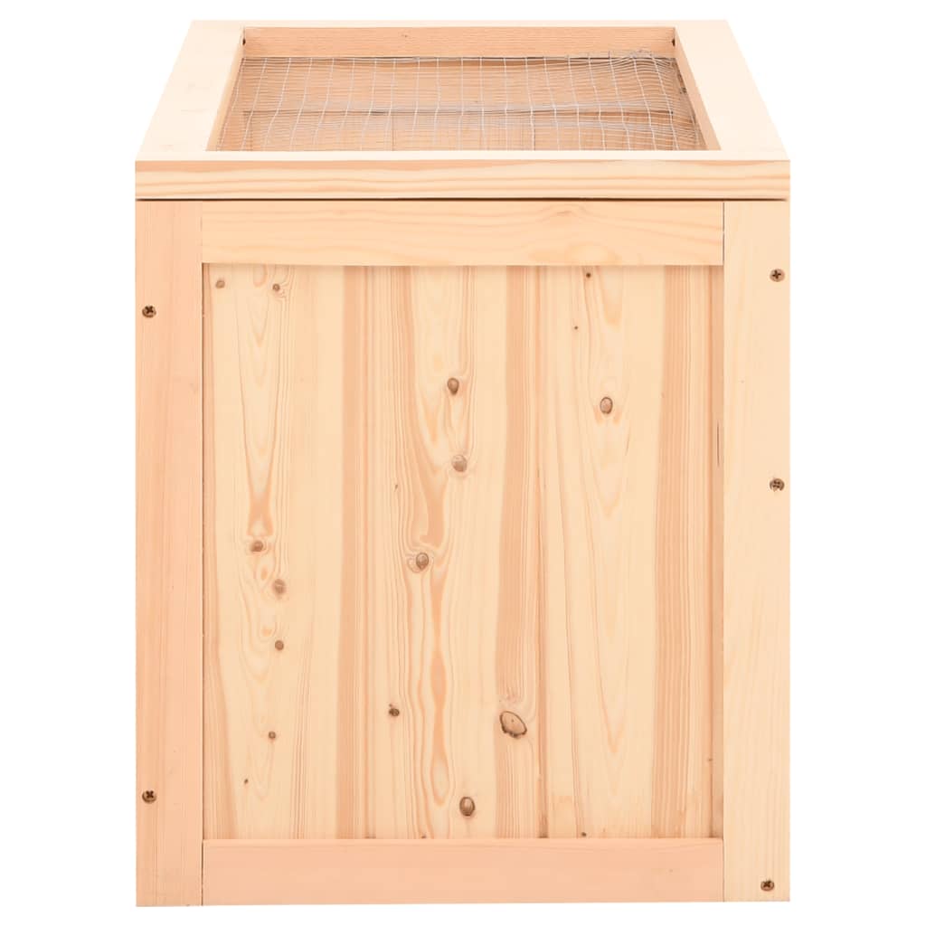 Gabbia Per Criceti 60X35,5X42 Cm In Legno Massello Di Abete