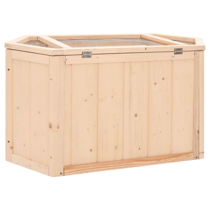 Gabbia Per Criceti 80X40X43 Cm In Legno Massello Di Abete Antracite