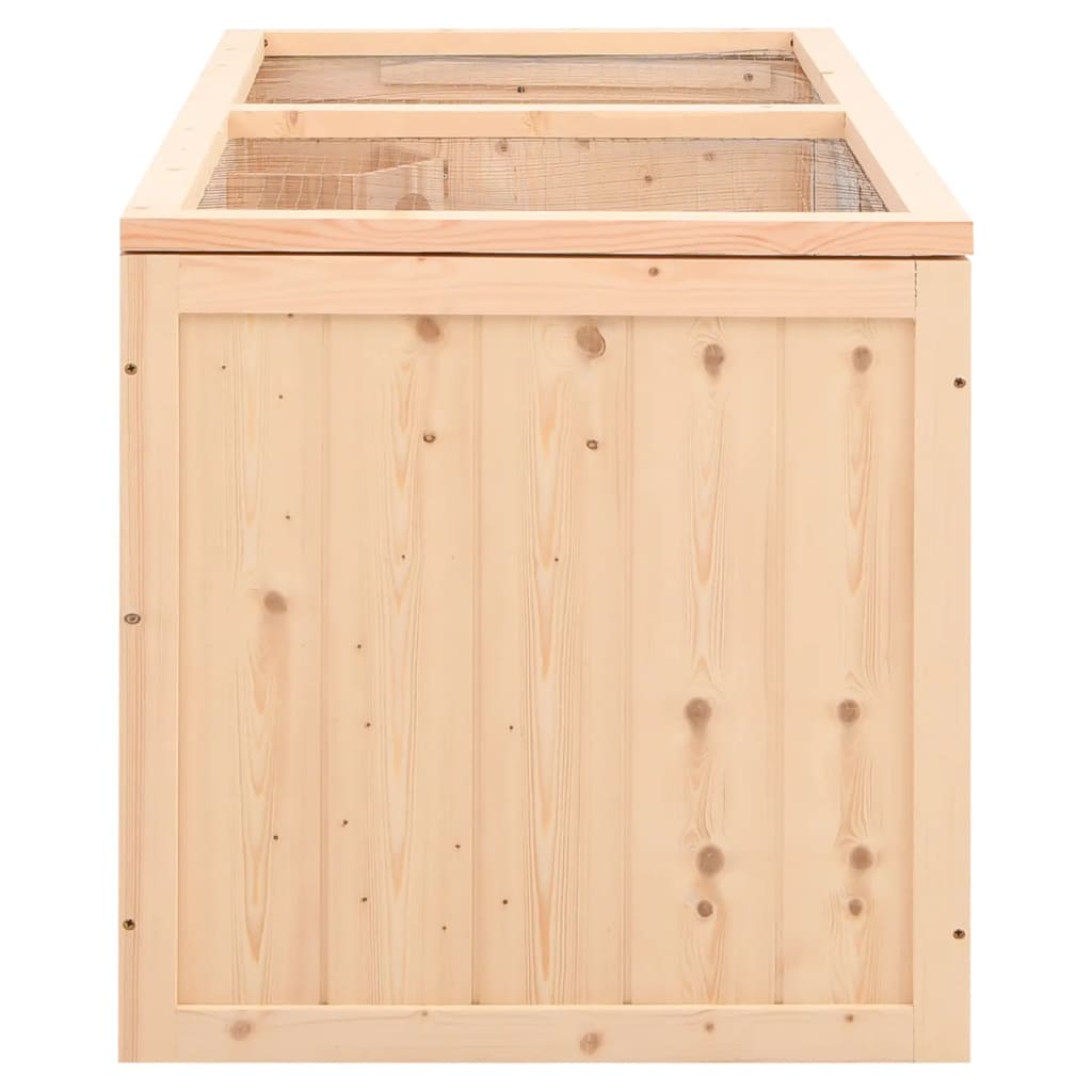Gabbia Per Criceti 89,5X45X45 Cm In Legno Massello Di Abete