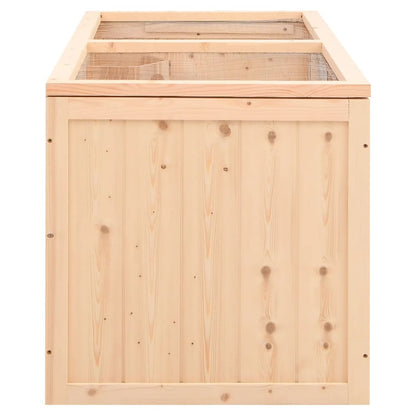 Gabbia Per Criceti 89,5X45X45 Cm In Legno Massello Di Abete