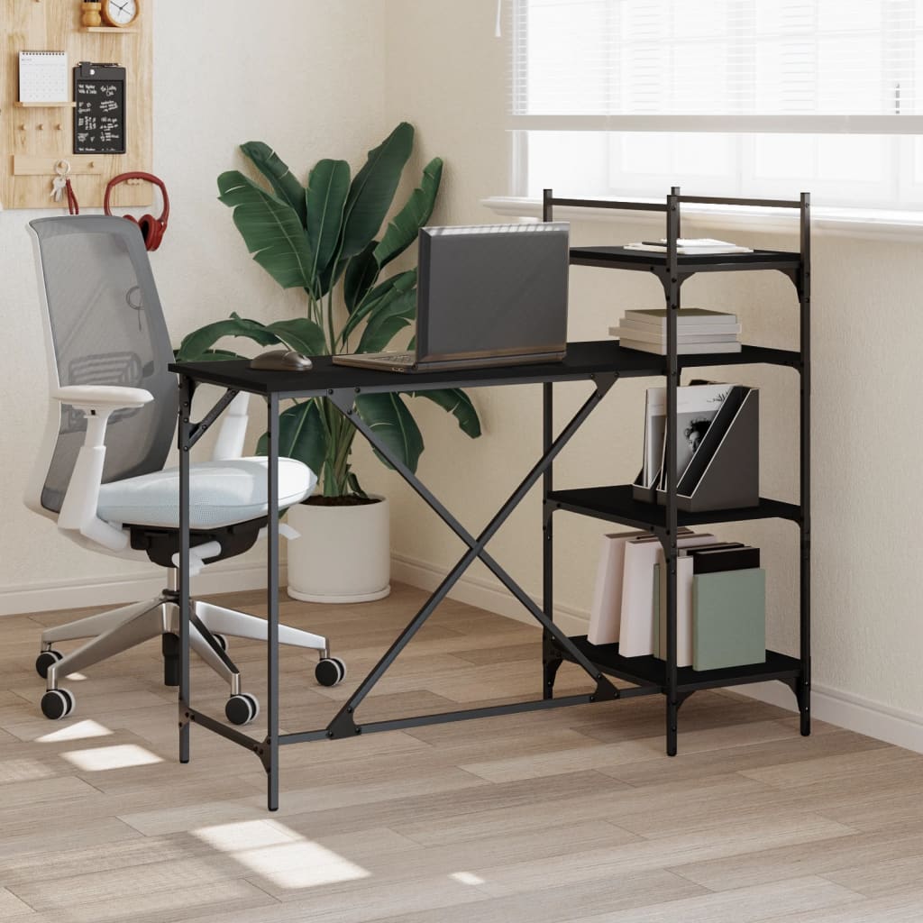 Scrivania Per Computer Con Scaffali 120X47X109 Cm