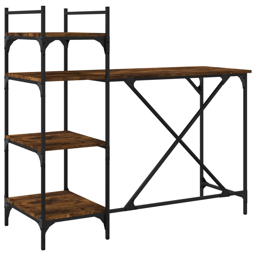 Scrivania Per Computer Con Scaffali 120X47X109 Cm