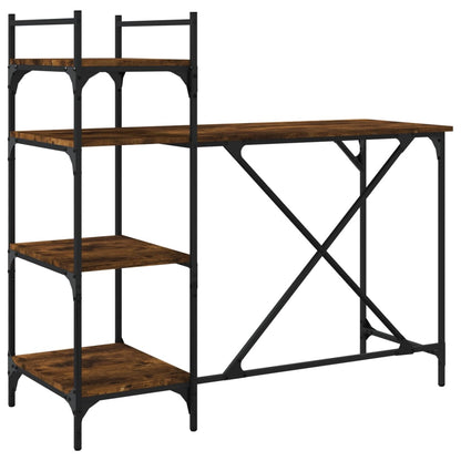 Scrivania Per Computer Con Scaffali 120X47X109 Cm