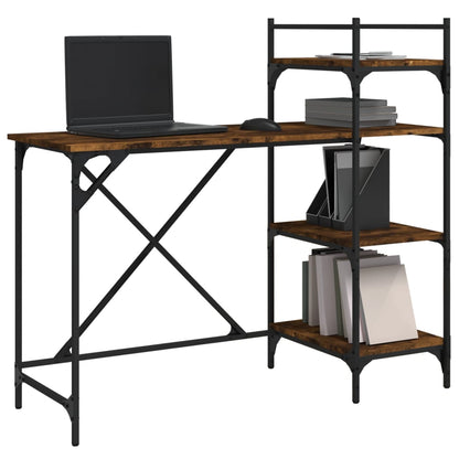 Scrivania Per Computer Con Scaffali 120X47X109 Cm
