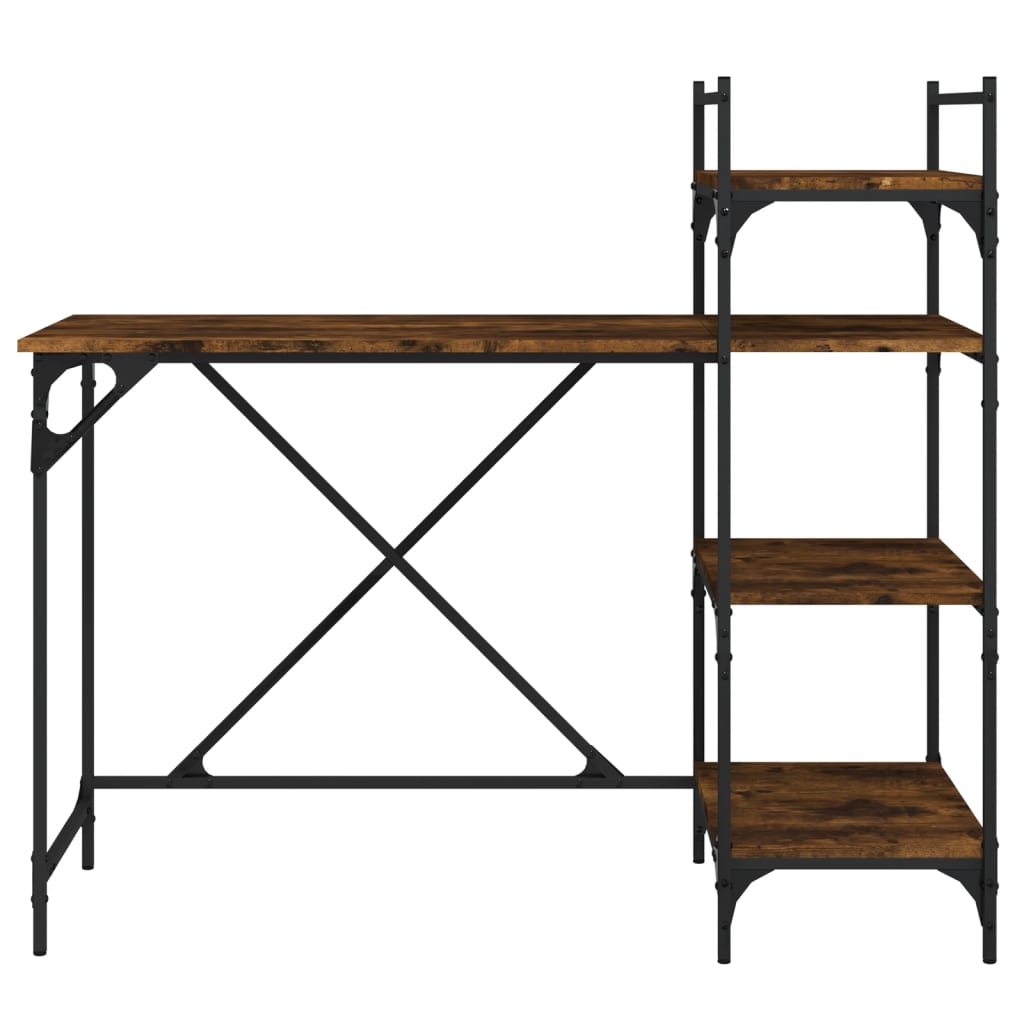 Scrivania Per Computer Con Scaffali 120X47X109 Cm