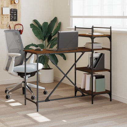 Scrivania Per Computer Con Scaffali 120X47X109 Cm