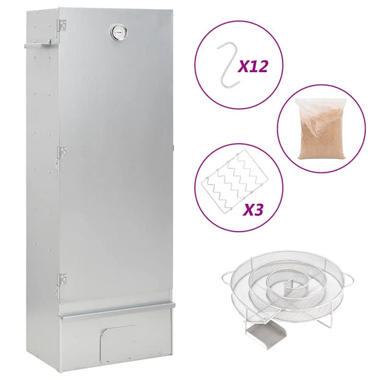 Forno Affumicatore Bbq Generatore Fumo Freddo Acciaio Zincato