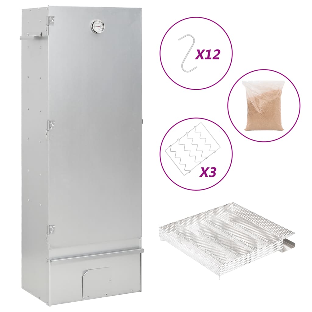 Forno Affumicatore Bbq Generatore Fumo Freddo Acciaio Zincato