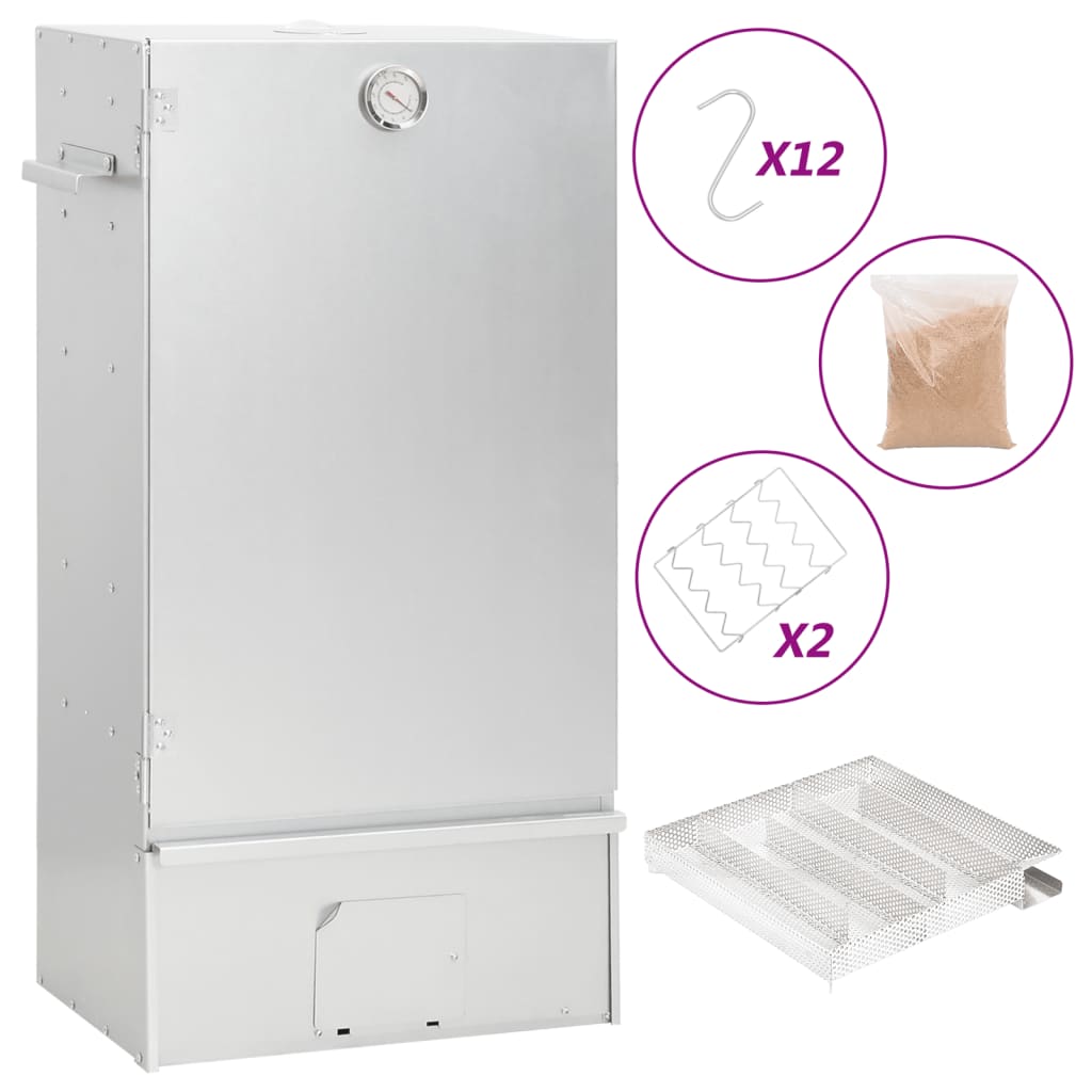 Forno Affumicatore Bbq Generatore Fumo Freddo Acciaio Zincato