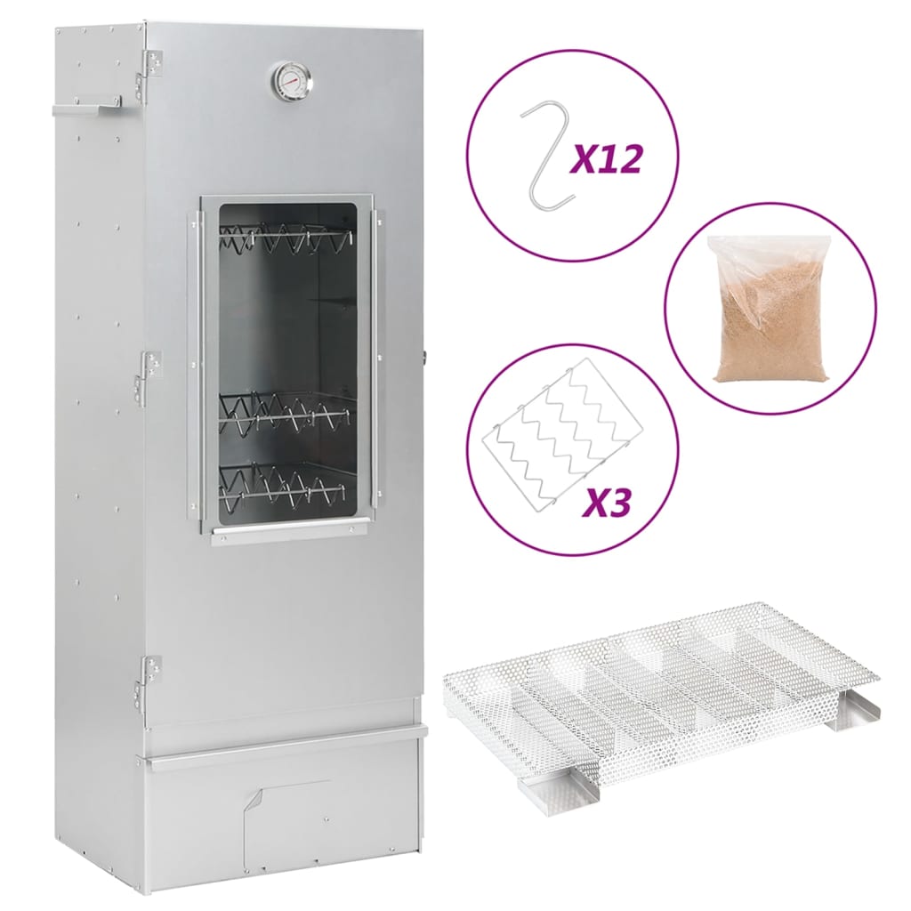 Forno Affumicatore Bbq Generatore Fumo Freddo Acciaio Zincato
