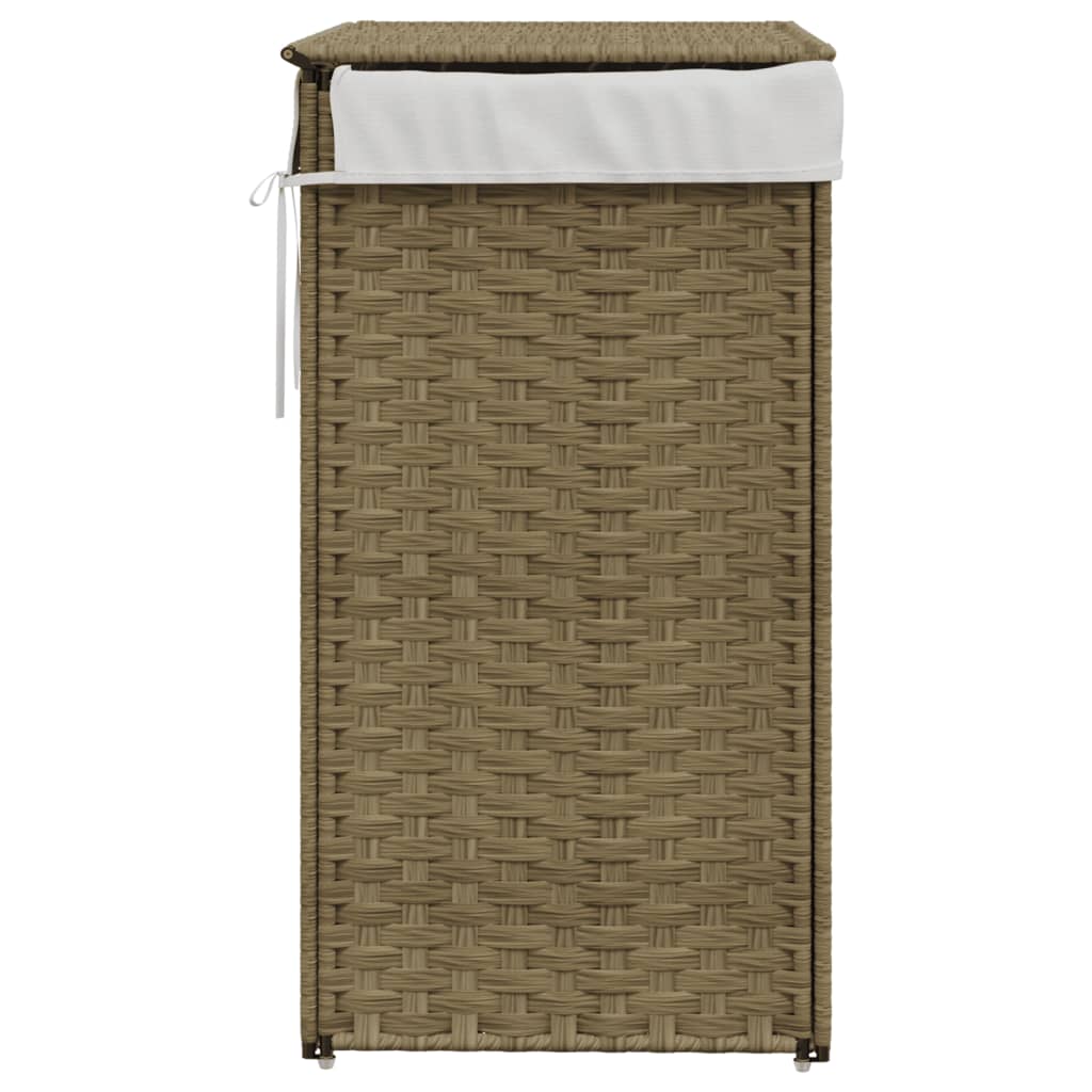 Cesto Portabiancheria Con Coperchio 46X33X60 Cm Polyrattan