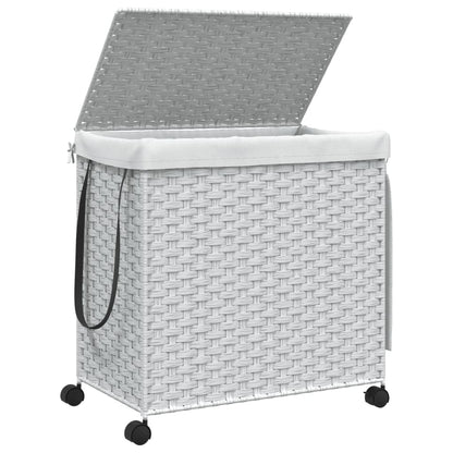 Cesto Portabiancheria Con Ruote 60X35X60,5 Cm Rattan