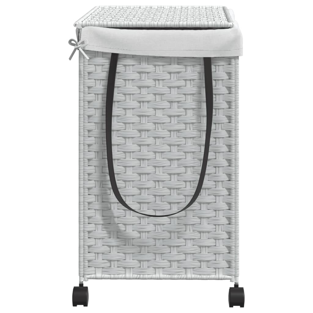 Cesto Portabiancheria Con Ruote 60X35X60,5 Cm Rattan