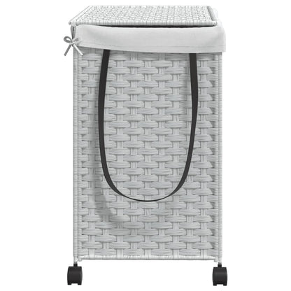 Cesto Portabiancheria Con Ruote 60X35X60,5 Cm Rattan