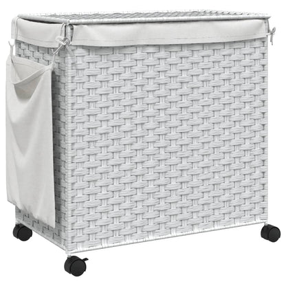 Cesto Portabiancheria Con Ruote 60X35X60,5 Cm Rattan