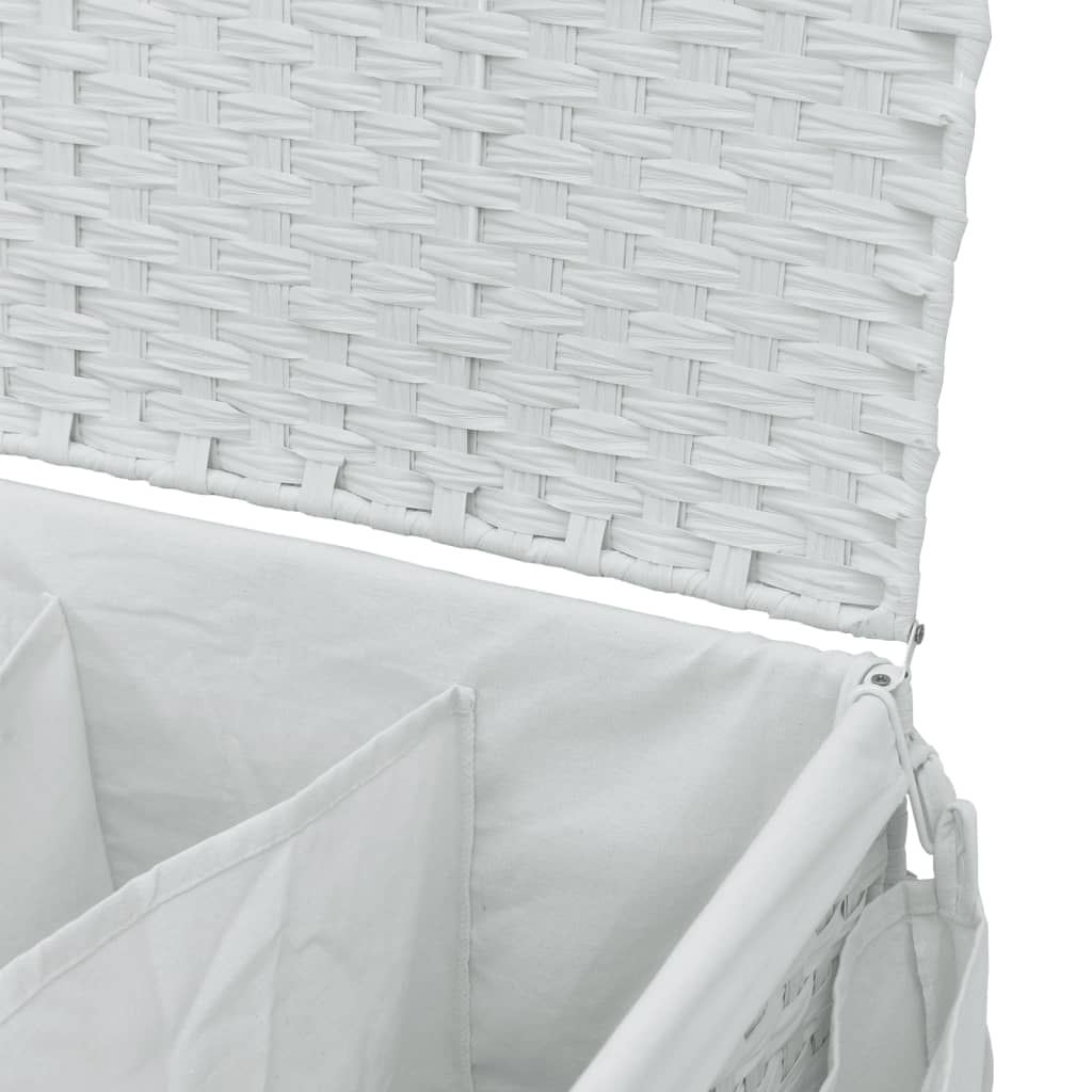 Cesto Portabiancheria Con Ruote 60X35X60,5 Cm Rattan
