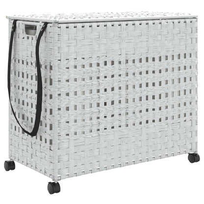Cesto Portabiancheria Con Ruote 66X35X60 Cm Rattan