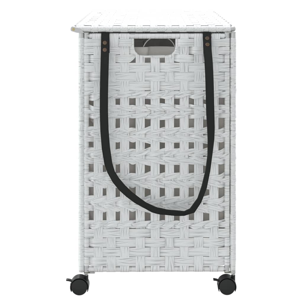 Cesto Portabiancheria Con Ruote 66X35X60 Cm Rattan