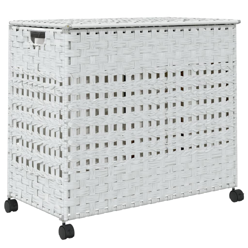 Cesto Portabiancheria Con Ruote 66X35X60 Cm Rattan