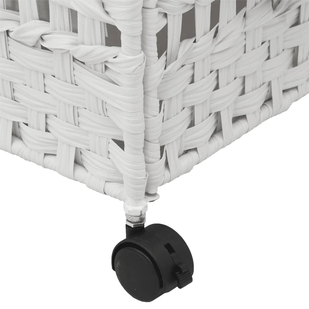 Cesto Portabiancheria Con Ruote 66X35X60 Cm Rattan