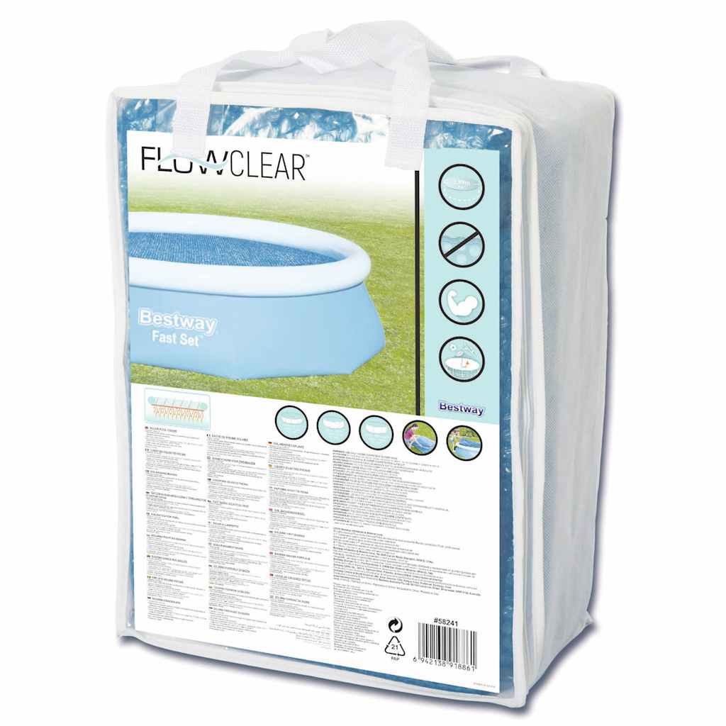 Bestway Copertura Solare Per Piscina Flowclear 305 Cm
