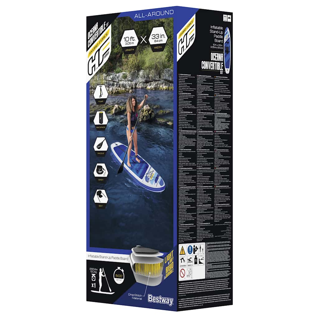 Bestway Hydro-Force Tavola Da Paddle Gonfiabile Stand Up Sup Oceana