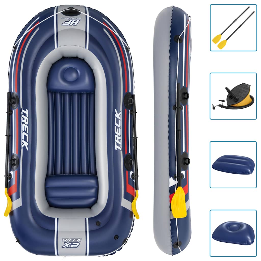 Bestway Hydro-Force Treck X2 Set Gommone Gonfiabile 255X127 Cm