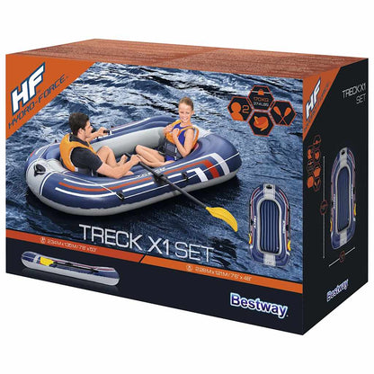 Bestway Hydro-Force Gommone Gonfiabile Con Pompa E Remi Blu