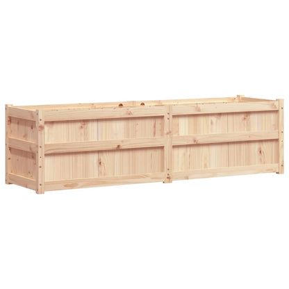 Fioriera Da Giardino 180X50X50 Cm In Legno Massello Di Pino