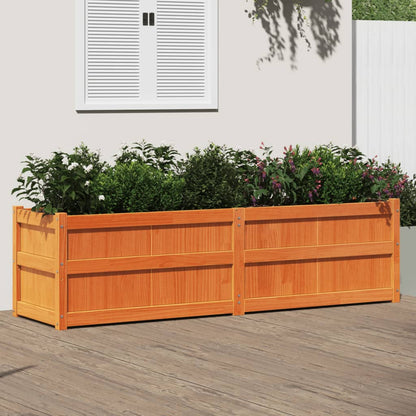 Fioriera Da Giardino 180X50X50 Cm In Legno Massello Di Pino
