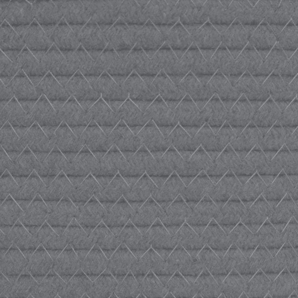 Cesto Per Biancheria E Bianco Ø In Cotone