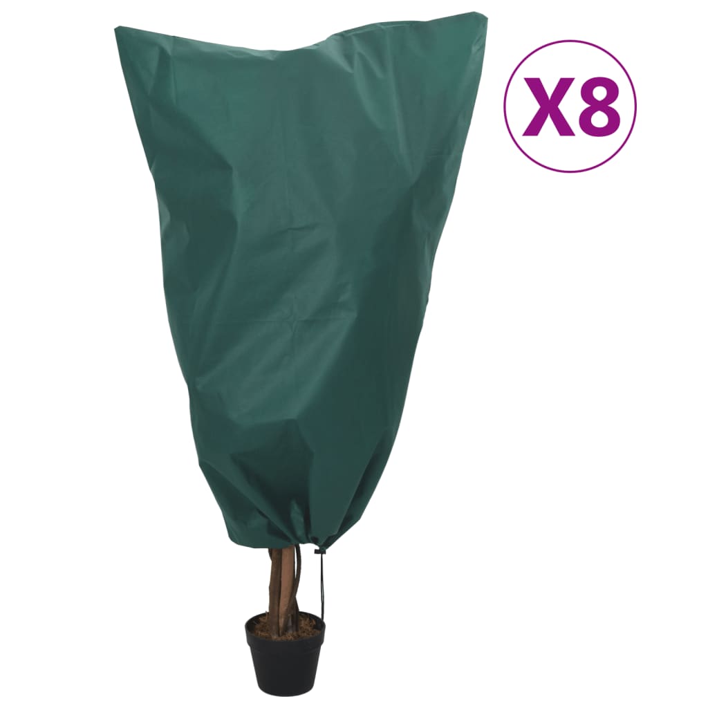 Coperture Con Coulisse Per Piante 4Pz 70 G/M² 0,8X1 M