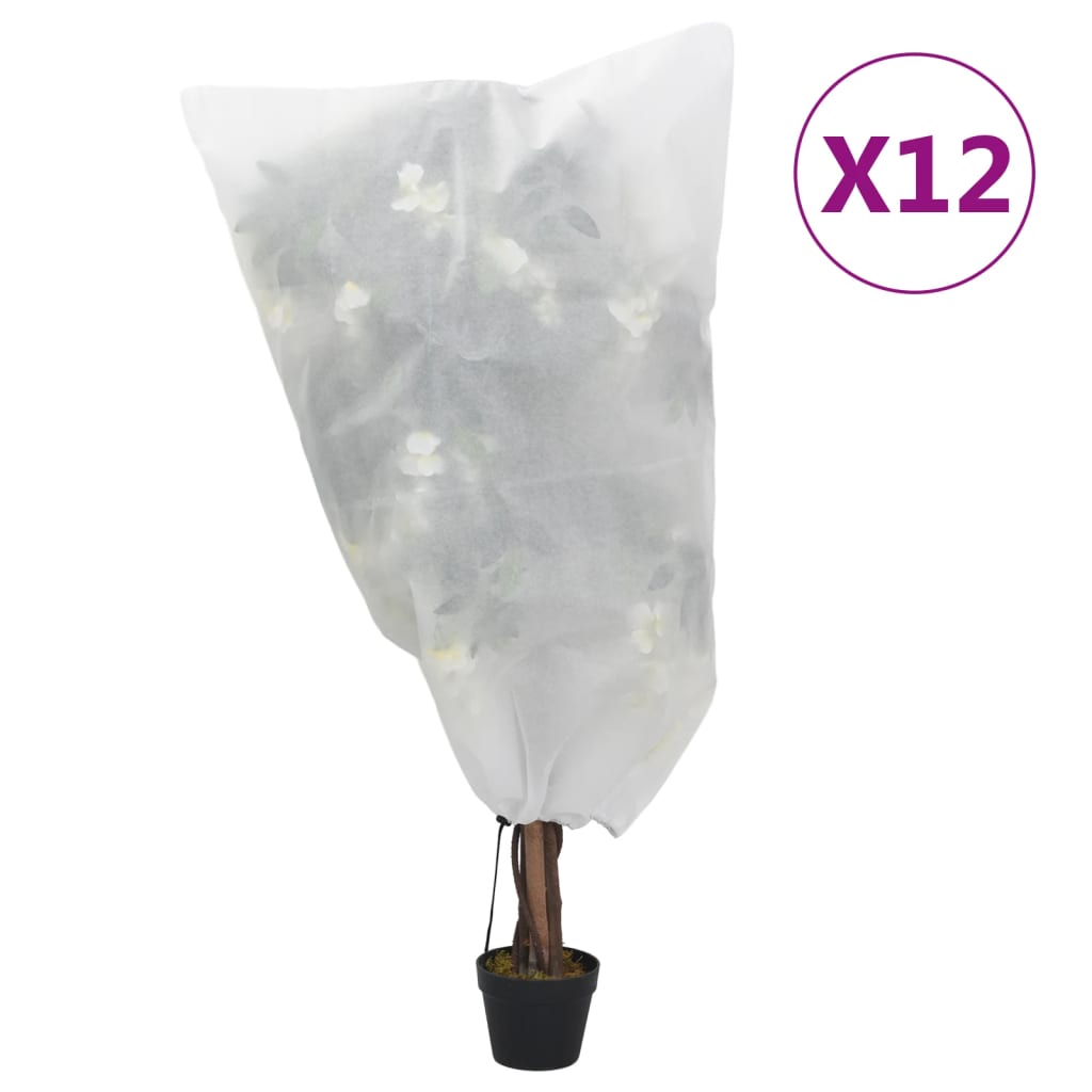 Coperture Con Coulisse Per Piante 4Pz 70 G/M² 0,8X1 M