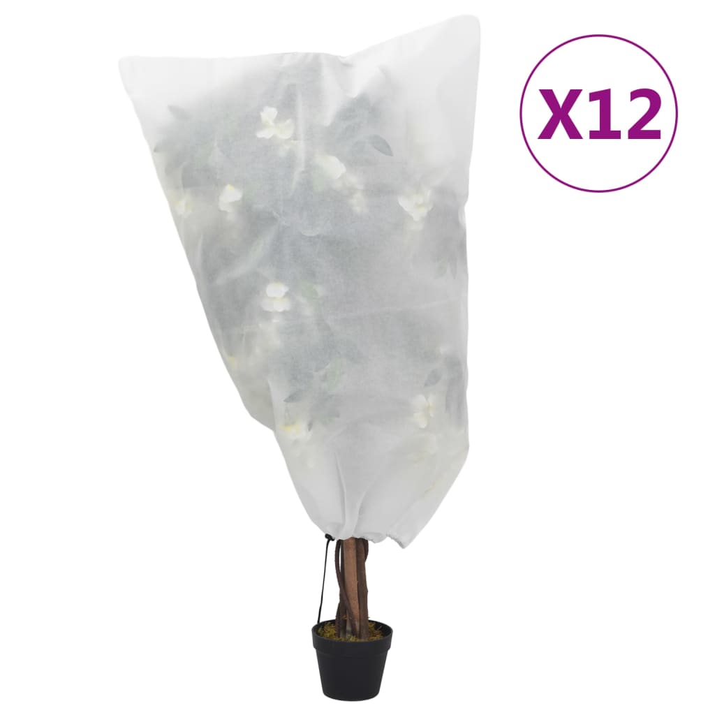 Coperture Con Coulisse Per Piante 4Pz 70 G/M² 0,8X1 M