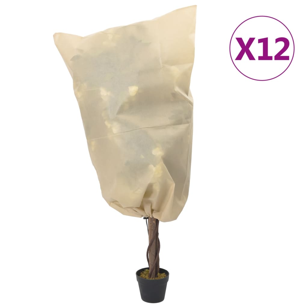 Coperture Con Coulisse Per Piante 4Pz 70 G/M² 0,8X1 M