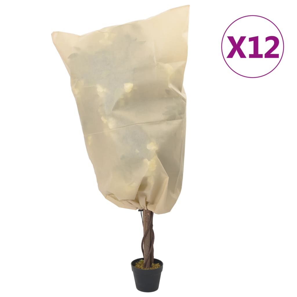 Coperture Con Coulisse Per Piante 4Pz 70 G/M² 0,8X1 M