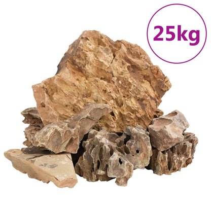 Pietre Del Drago 25 Kg Marroni 5-30 Cm
