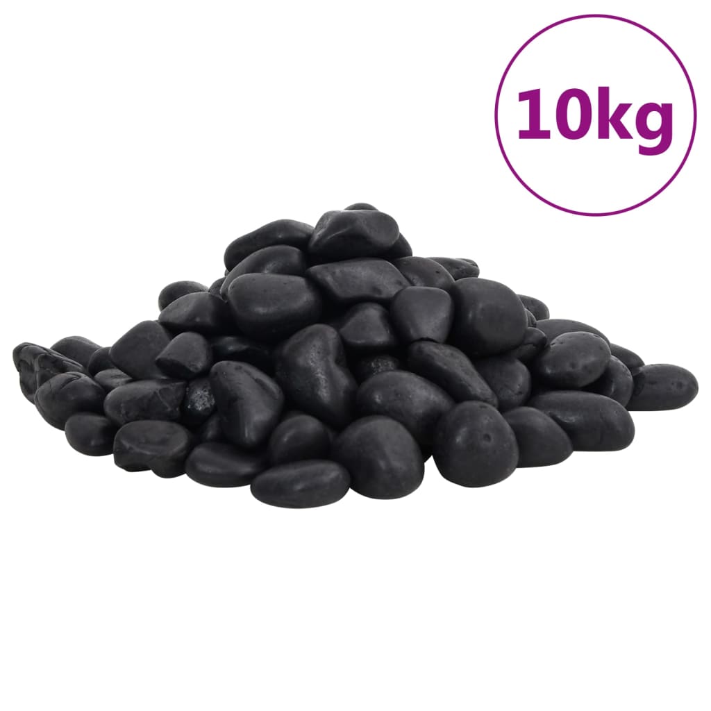Ciottoli Levigati 10 Kg Neri 2-5 Cm