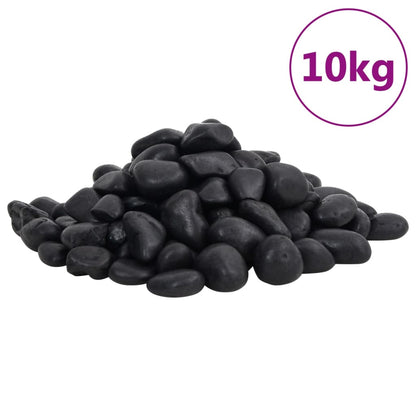 Ciottoli Levigati 10 Kg Neri 2-5 Cm