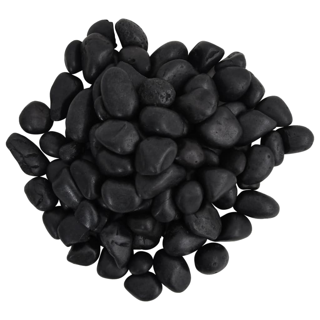 Ciottoli Levigati 10 Kg Neri 2-5 Cm