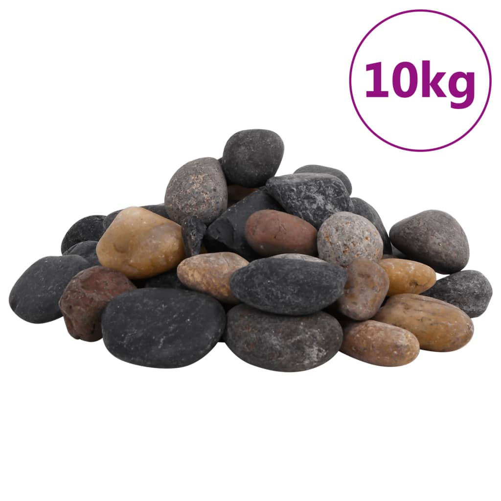 Ciottoli Levigati 25 Kg Colore Misto 2-5 Cm