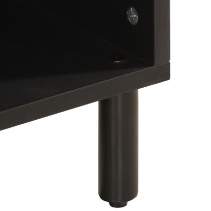 Mobile Porta Tv 80X31X46 Cm In Legno Massello Di Mango